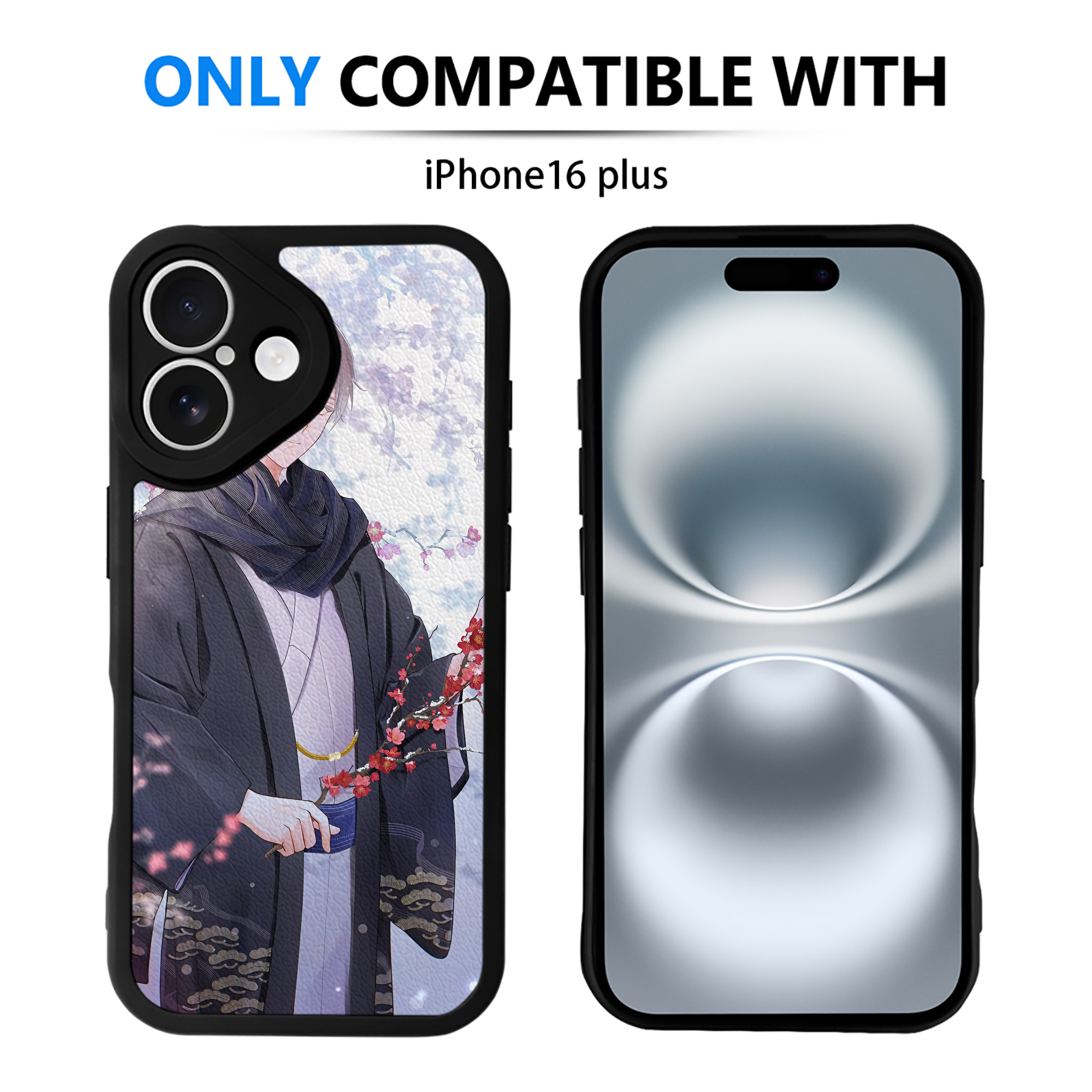 （画像用） 刀剣乱舞 Touken Ranbu 【iPhone 16シリーズ対応】シリコンスマホケース（レザー調） 材質：シリコン